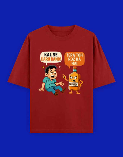 Whiskey Lover Premium Oversized T-Shirt for Unisex Comfort and Style