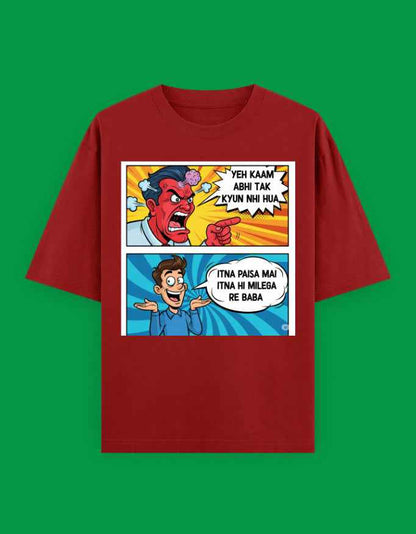 Corporate Struggles T-Shirt - Unisex Oversized Tee for Navigating Work Life