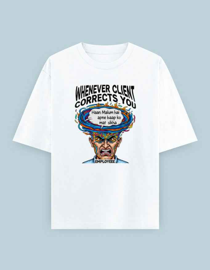 Corporate Struggles Oversized T-Shirt - Where Comfort Meets Style