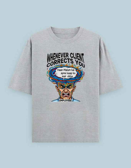 Corporate Struggles Oversized T-Shirt - Where Comfort Meets Style