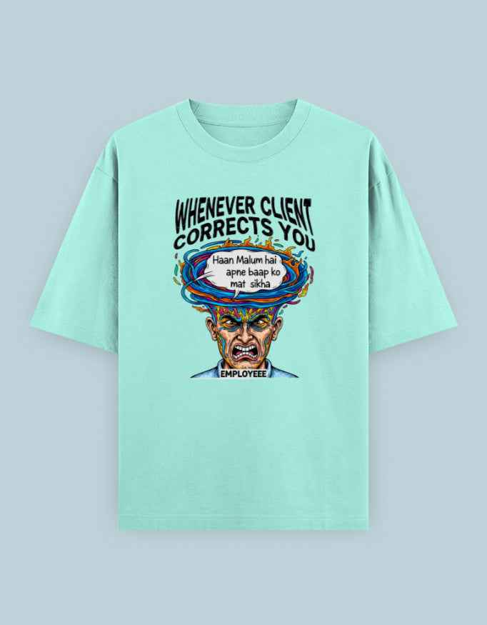 Corporate Struggles Oversized T-Shirt - Where Comfort Meets Style