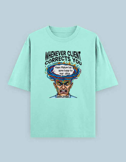 Corporate Struggles Oversized T-Shirt - Where Comfort Meets Style