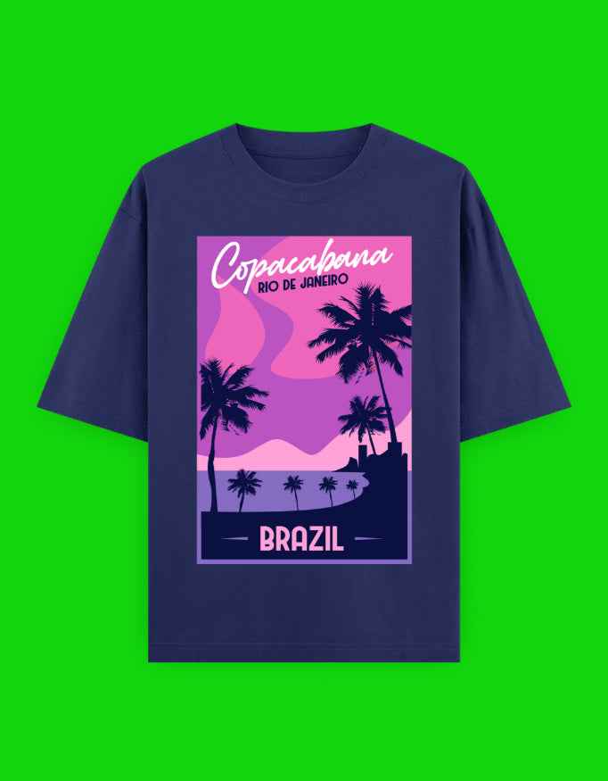 Beach Vibes Oversized T-Shirt for Unisex Comfort and Style