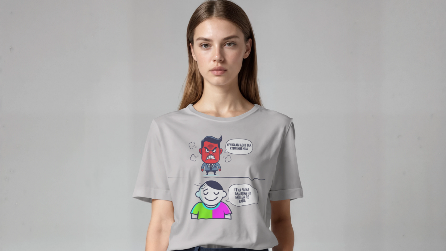 Corporate Struggles Premium Oversized T-Shirt for Unisex Comfort and Expression