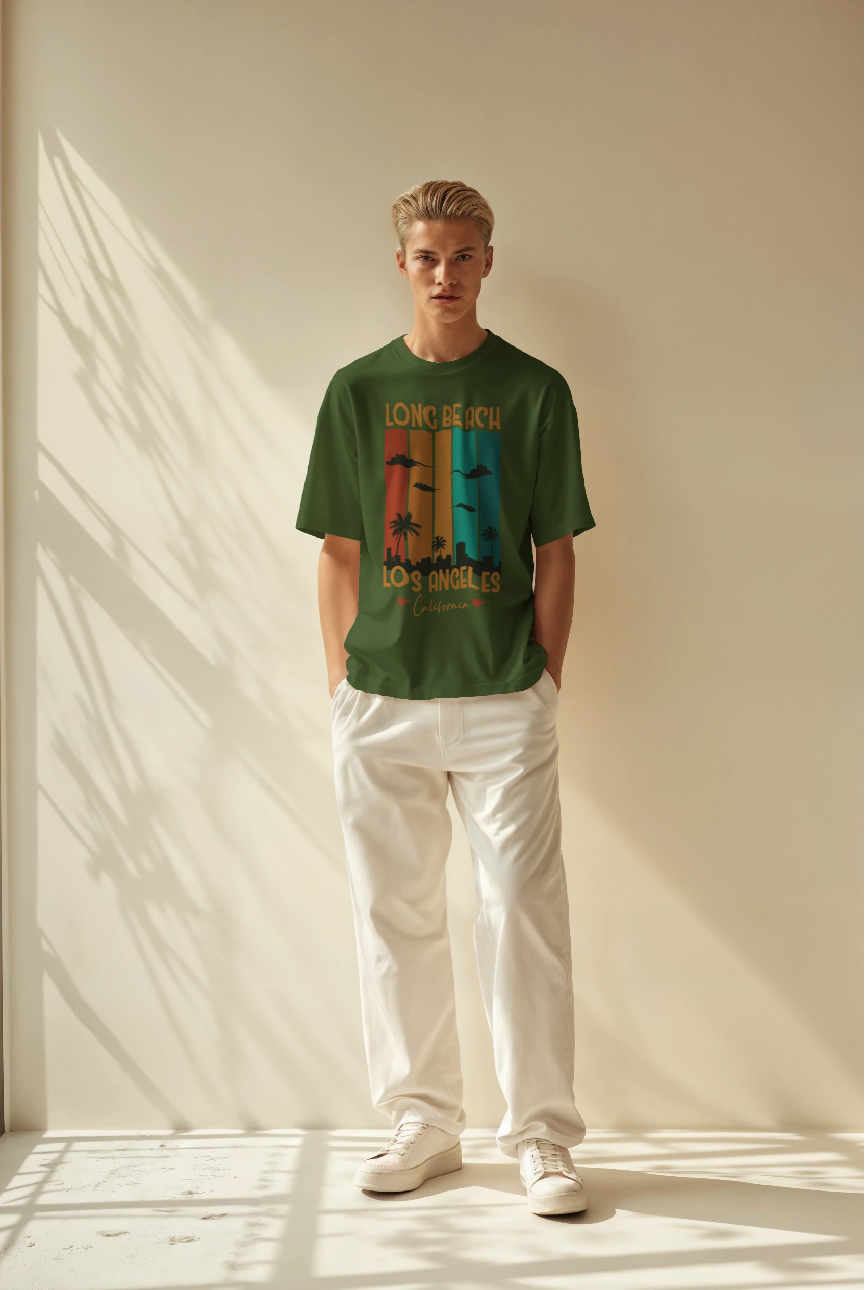 Beach Vibes Premium Oversized T-Shirt for Unisex Comfort