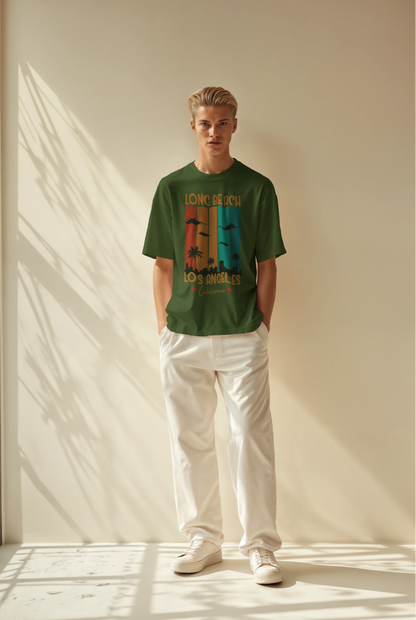 Beach Vibes Premium Oversized T-Shirt for Unisex Comfort