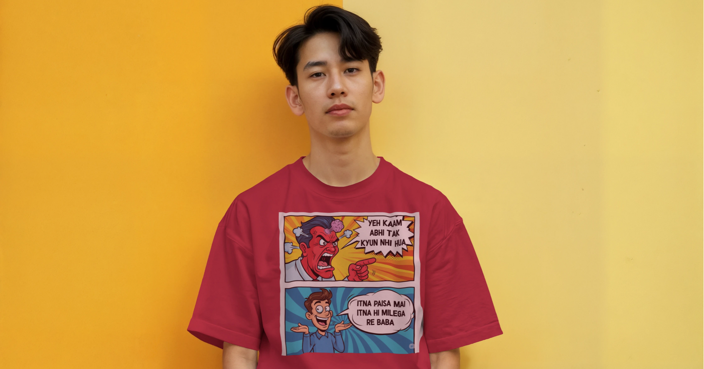 Corporate Struggles T-Shirt - Unisex Oversized Tee for Navigating Work Life