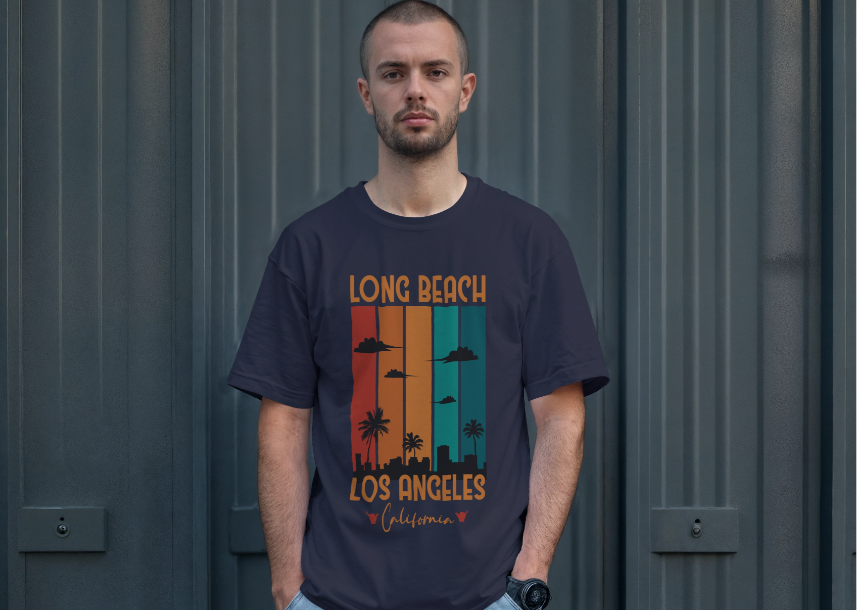 Beach Vibes Premium Oversized T-Shirt for Unisex Comfort