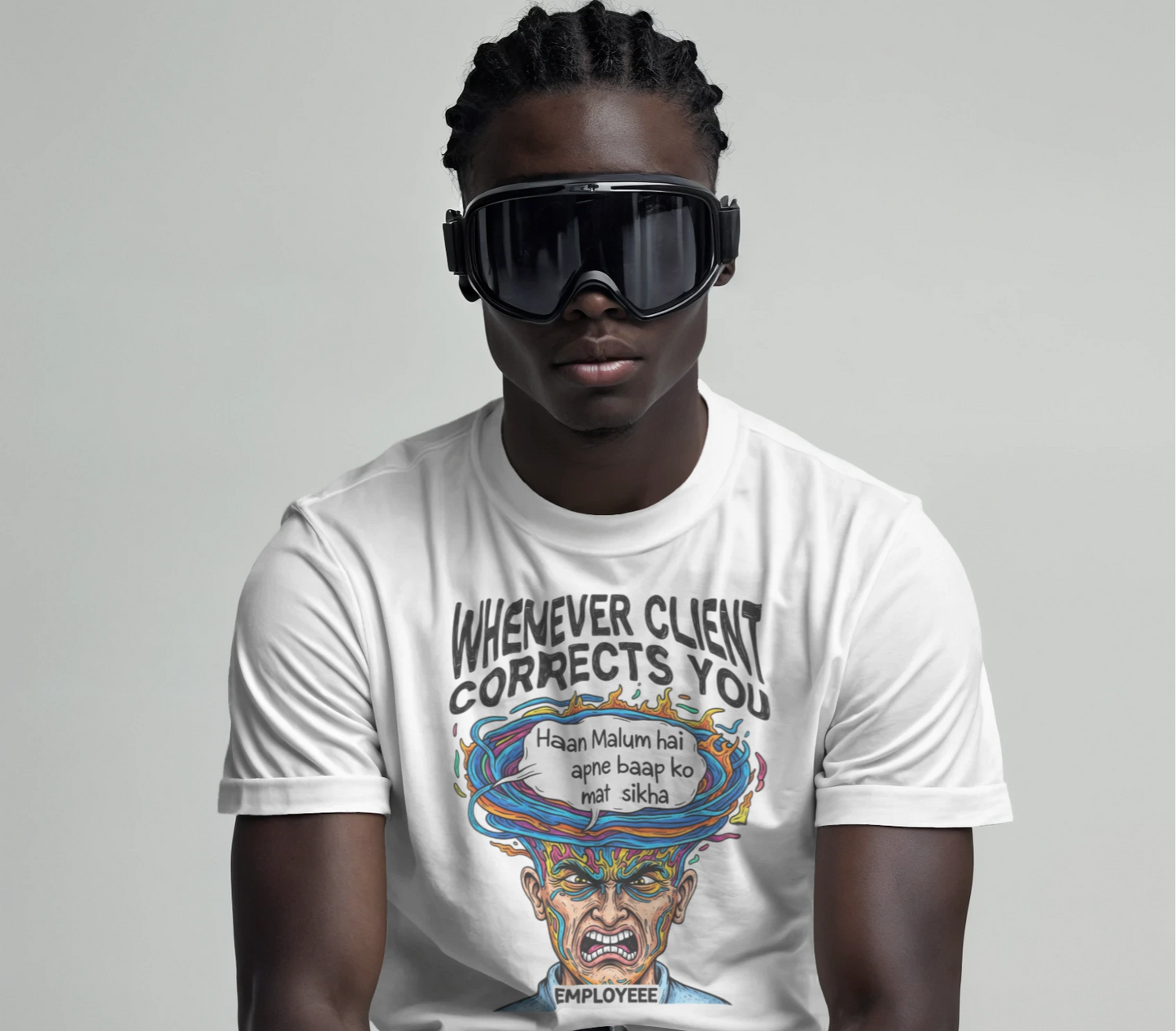 Corporate Struggles Oversized T-Shirt - Where Comfort Meets Style