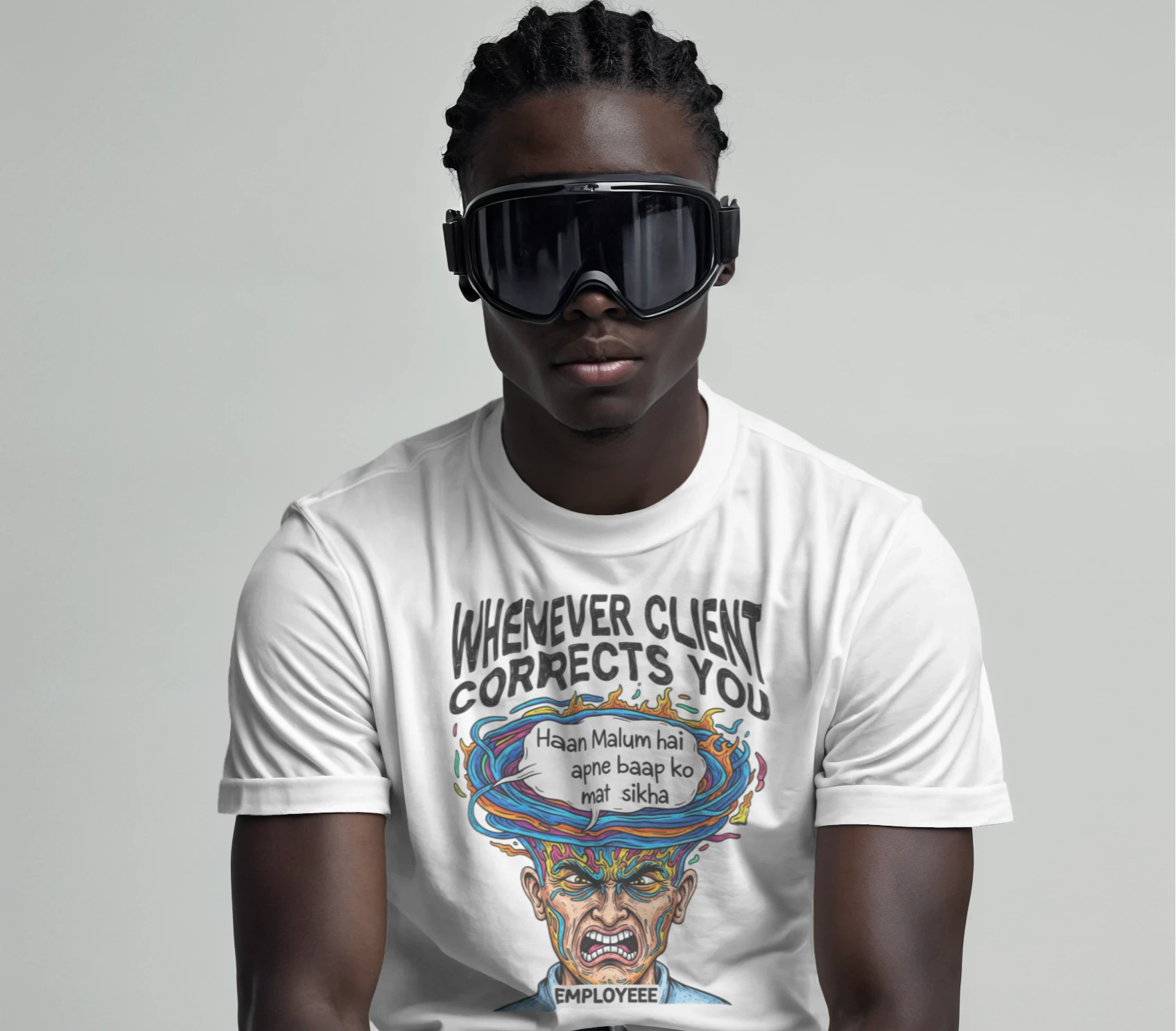 Corporate Struggles Oversized T-Shirt - Where Comfort Meets Style