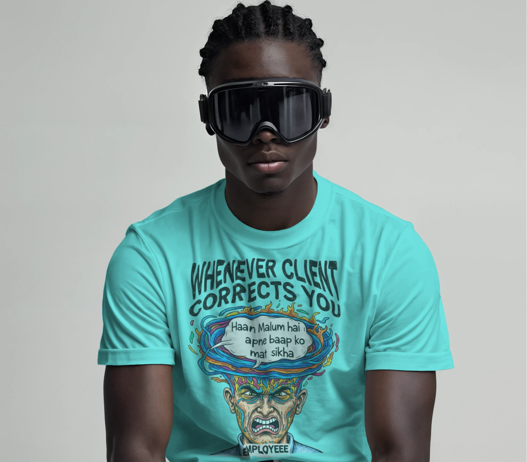 Corporate Struggles Oversized T-Shirt - Where Comfort Meets Style